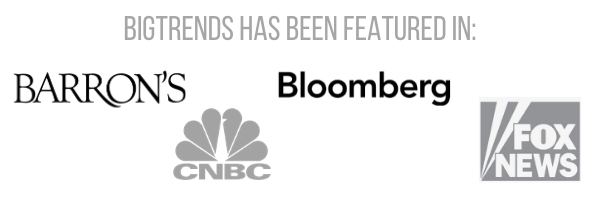 BigTrends has been featured in: Barron's, Bloomberg, CNBC, Fox News